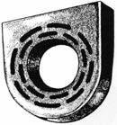 SOPORTE DE CARDAN CENTRAL GRANDE SIN PESTAÑA (EN CAUCHO SINT.) RULEMAN NRO 8850