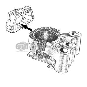 REPUESTO SOPORTE DE MOTOR   (LADO DERECHO)(NO HIDRAULICO) TORO 2.0 JTD 4X4