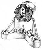 SOPORTE DE MOTOR   LADO DERECHO MODELO KA