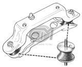 REPUESTO SOPORTE DE CAJA  VELOCIDADES TRANSIT 2000 EN ADELANTE