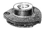 CAZOLETA SUSPENSION DELANTERA POLO REY GOMA