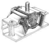 SOPORTE DE MOTOR   DELANTERO BOXER (LADO DERECHO)