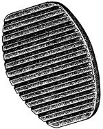 CUBRE PEDAL DE EMBRAGUE REY GOMA