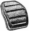 CUBRE PEDAL DE FRENO Y DE EMBRAGUE REY GOMA