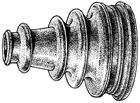 FUELLE SEMI EJE (LADO RUEDA) R 11 TRIC. REY GOMA