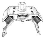 SOPORTE DE CAJA  VELOCIDADES HILUX 4X4 AÑO 2005 EN ADELANTE