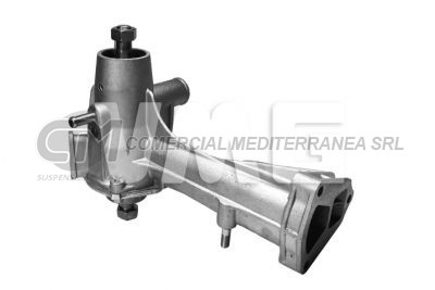 BOMBA DE AGUA FIAT 600 R (GARGANTA 3 AGUJEROS)