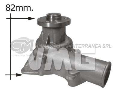 BOMBA DE AGUA FIAT 125 (EJE CORTO)