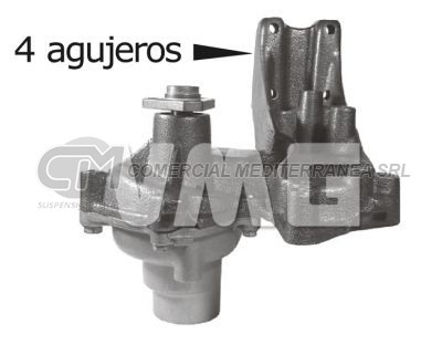 BOMBA DE AGUA VMG FIAT DUCATTO 1.9 TD (4 AGUJEROS) CON TAP