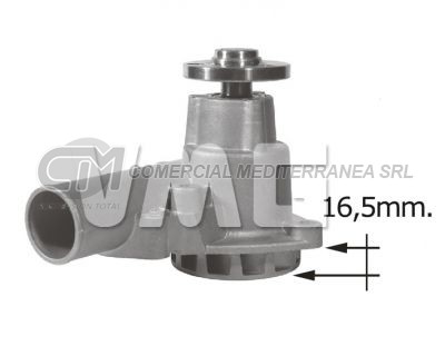 BOMBA DE AGUA VMG SEAT 124 // 131 1.6 ALTURA TURBINA 16