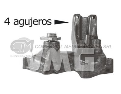 BOMBA DE AGUA VMG FIAT DUCATO 1.9 TD (4 AGUJEROS) SIN TAP