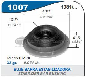 CAZOLETA SUSPENSION PEUGEOT 504 . 505 CAZOLETA SUSPENSION 