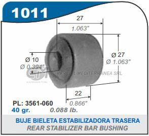 BUJE BIELETA ESTABILIZADORA PEUGEOT 504.505 