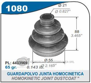 FUELLE DE TRANSMISION CAPEMI FIAT UNO/DUNA/FIORINO/128/147/SPAZIO/VIVACE / RENAULT 4 FUEL
