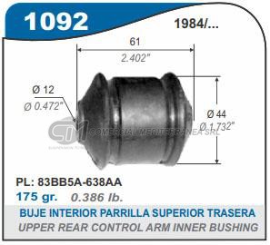 BUJES SUSPENSION FORD SIERRA 1984 EN ADELANTE