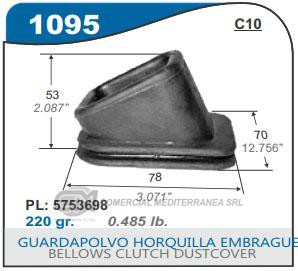 FUELLE DE TRANSMISION CAPEMI CHEVROLET S10 97-12/C10/D20 91-97 GUARDAPOLVO PARA HORQUILLA