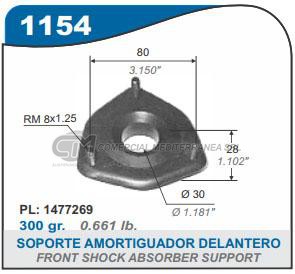 CAZOLETA DE SUSPENSION CAPEMI FIAT 128/147/SPAZIO/VIVACE/FIORINO 