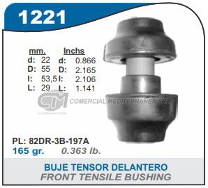 BUJE TENSOR DELANTERO FORD FALCON MOD 93
