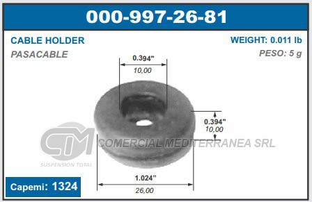 VARIOS SUSPENSION CAPEMI MERCEDES BENZ SPRINTER PASACABLE