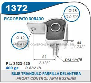 BUJES SUSPENSION PEUGEOT 405