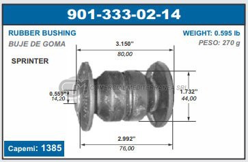 BUJES SUSPENSION MERCEDES BENZ SPRINTER