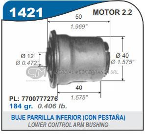 BUJES SUSPENSION RENAULT 21