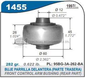 BUJES SUSPENSION FORD MONDEO 97/..