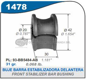 BUJES SUSPENSION FORD MONDEO