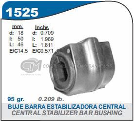 BUJES SUSPENSION PEUGEOT 206 DIESEL