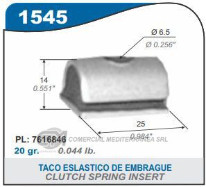 SOPORTE DE CAJA CAPEMI FIAT UNO/DUNA/FIORINO/REGATA TACO ELASTICO FLEXIBLE EMBRAGUE
