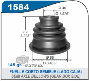 FUELLE DE TRANSMISION CAPEMI RENAULT KANGOO/CLIO II FUELLE LADAO CAJA (PALIER C