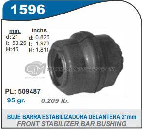 BUJE BARRA ESTABILIZADORA DELANTERA PEUGEOT 307 