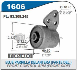 BUJES SUSPENSION CHEVROLET CORSA II. SEDAN 02_. MERIVA 0