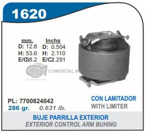 BUJE PARRILLA DELANTERA (EXTERIOR) RENAULT LAGUNA