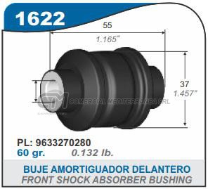 BUJE AMORTIGUADOR PEUGEOT 307 