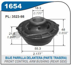 BUJES SUSPENSION CITROEN C3