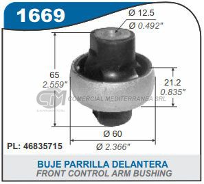 BUJE PARRILLA CENTRAL FIAT STILO 
