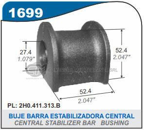 BUJES SUSPENSION VW AMAROK CENTRAL BARRA EST