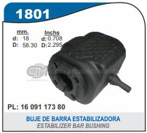 BUJE BARRA ESTABILIZADORA PEUGEOT 208 CITROEN C3 AIR CORSS 