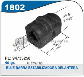 BUJES SUSPENSION CHEVROLET COBALT.ONIX.PRISMA 13... BUJE
