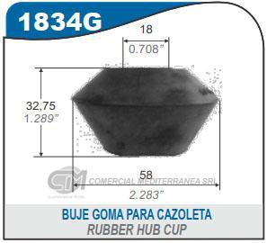 CAZOLETA DE SUSPENSION CAPEMI FIAT PALIO/SIENA/UNO FASE 2/ARGO/MOBI CAZOLETA DE SUSPENSION