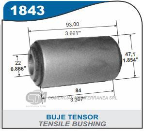 BUJES DE SUSPENSION CAPEMI ACOPLADO SALTO BUEJE TENSOR