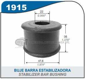 BUJE BARRA ESTABILIZADORA FIAT IVECO DAILY 