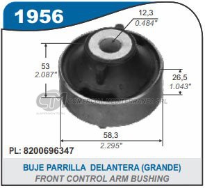BUJES DE SUSPENSION CAPEMI NISSAN X TRAIL