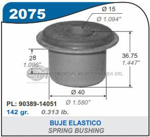 BUJES SUSPENSION TOYOTA BUJE ELASTICO