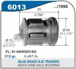 BUJES SUSPENSION FORD ESCORT ORIONVERONA VW POINTER