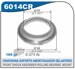 RODAMIENTO SUSPENSION CAPEMI PEUGEOT 206/207/208/307/308/2008/3008/PARTNER / CITROEN C3/C