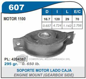 SOPORTE DE MOTOR CAPEMI FIAT 128 SOPORTE DE MOTOR LADO CAJA - SOLO