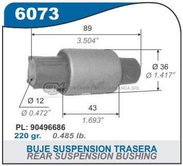 BUJES SUSPENSION CHEVROLET VECTRA