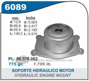 SOPORTE DE CAJA CAPEMI CHEVROLET ASTRA/ZAFIRA 8V-16V-TD SOPORTE DE MOTOR HIDRAULICO